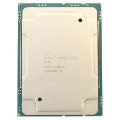 Xeon® Gold 6136 12/24 Ядер 24.75M Cache, 3.00 GHz