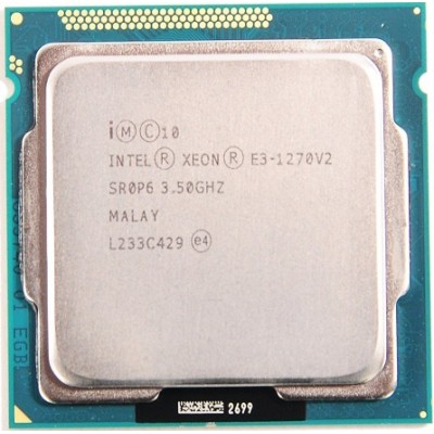 Xeon® E3-1270 v2 4/8, 4 nuclee, 8 fire, frecvență de bază 3.5 GHz