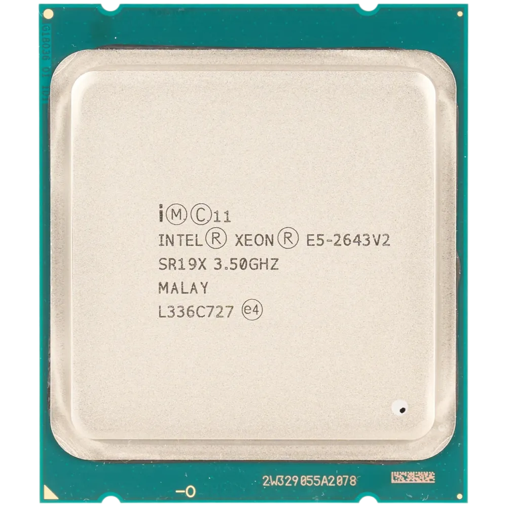 Xeon® E5-2643 v2 6/12 Ядер 25 МБ кэш-памяти, частота 3.50 ГГц