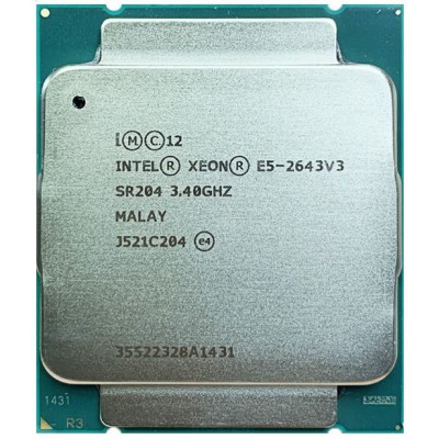 Xeon® Processor E5-2643 v3 6/12 Nucleie  20M Cache, 3.40 GHz
