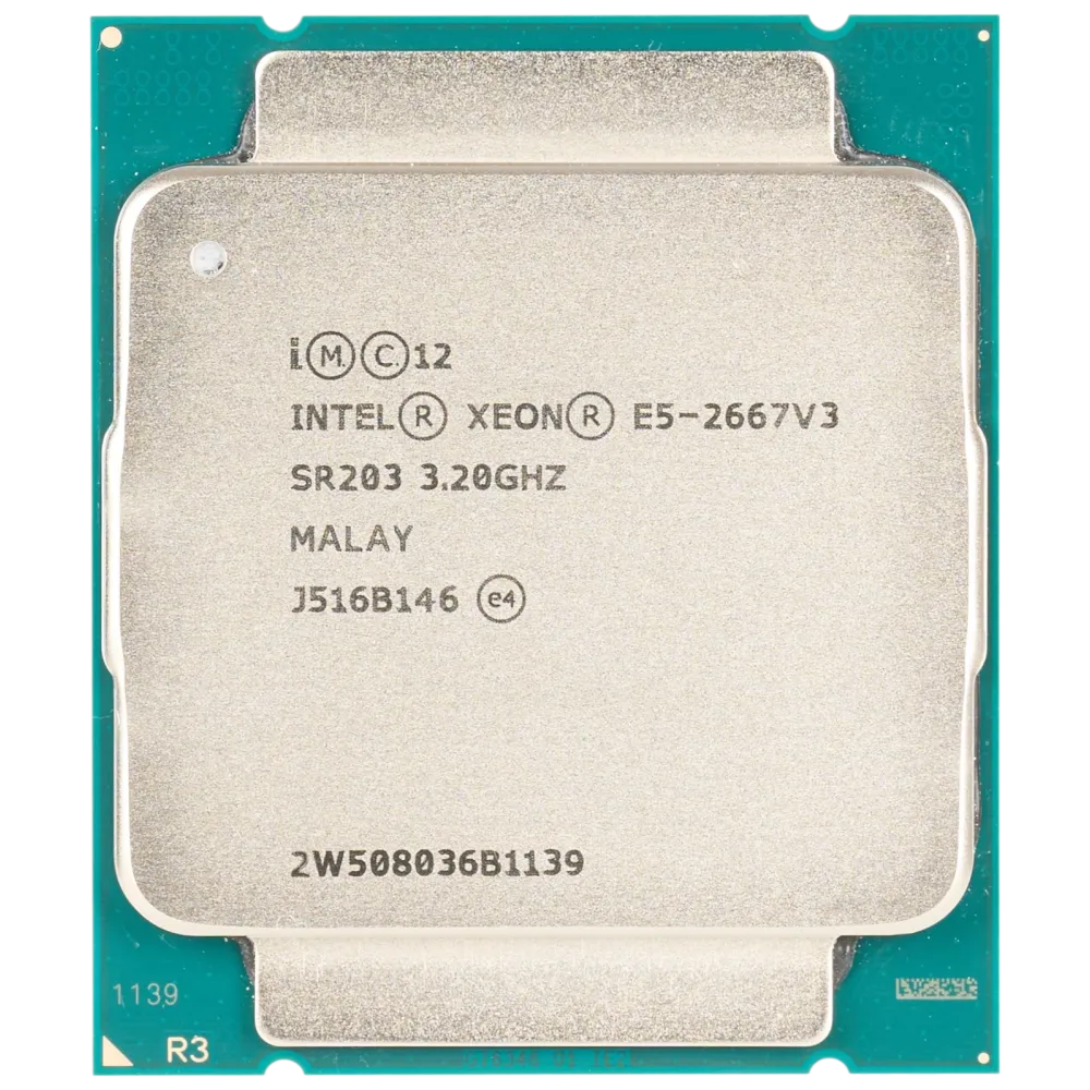 Xeon® Processor E5-2667 v3 8/16 Nuclee  30M Cache, 3.20 GHz
