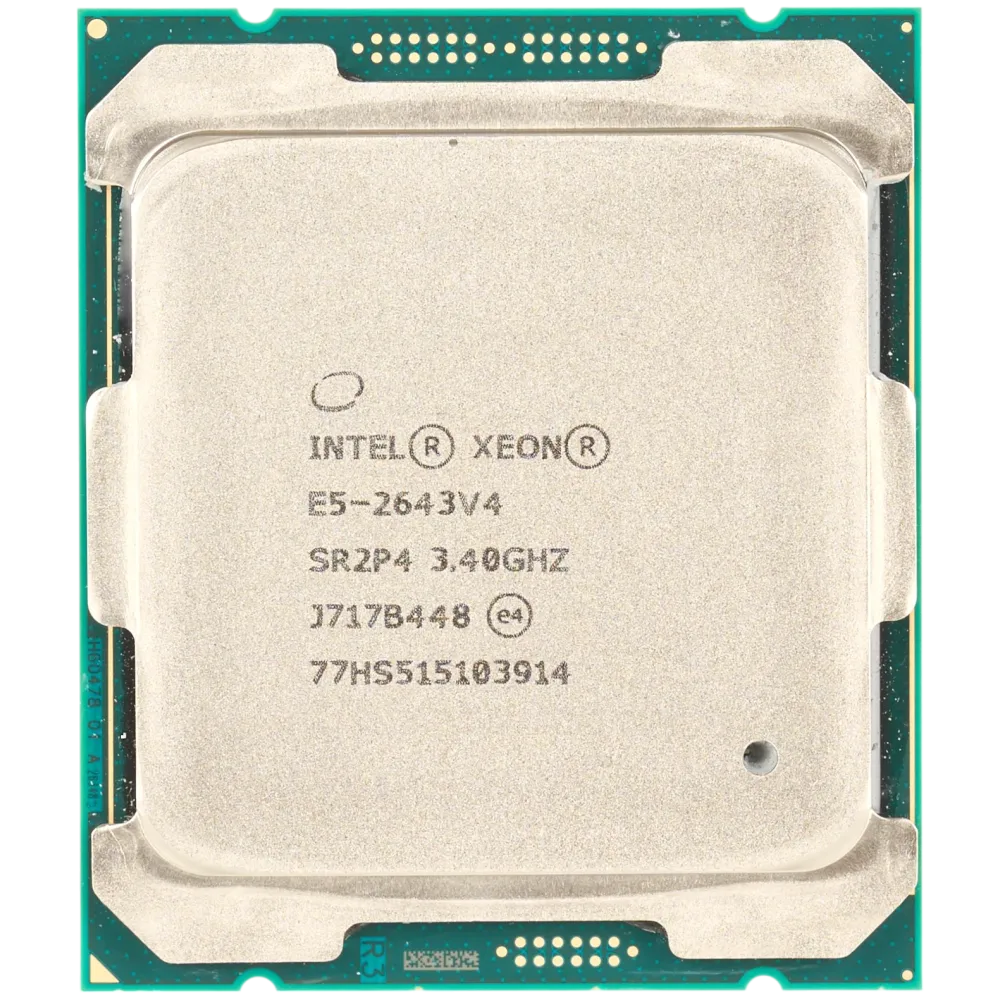 Xeon® Processor E5-2643 v4 6/12 Nuclee  20M Cache, 3.40 GHz