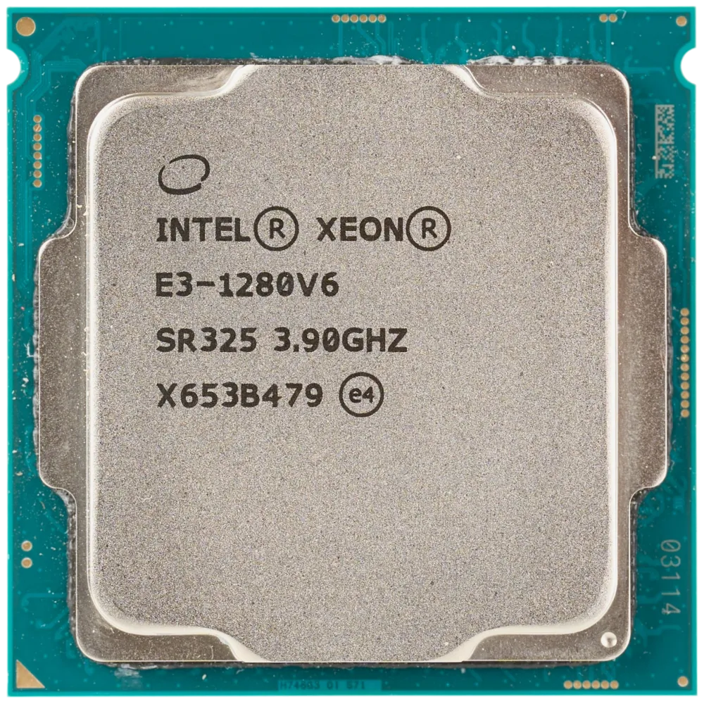 Xeon® E3-1280 v6 4/8, 4 nuclee, 8 fire, frecvență de bază 3.9 GHz