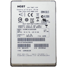 1.6 TB HGST Ultrastar SSD1600MR HUSMR1616ASS200 Enterprise SAS SSD 12Gbps