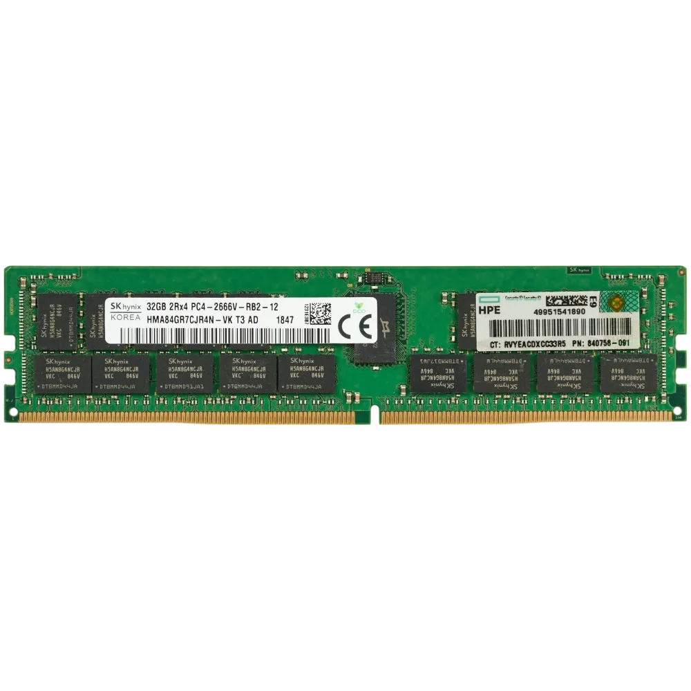 HPE Hynix 32GB DDR4-2666V-RB2 2Rx4 ECC REG DIMM