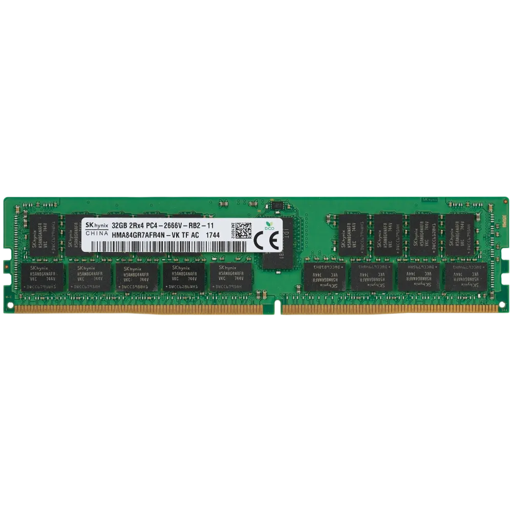 Hynix 32GB HMA84GR7AFR4N-VK DDR4-2666V-RB2 2Rx4 ECC REG DIMM