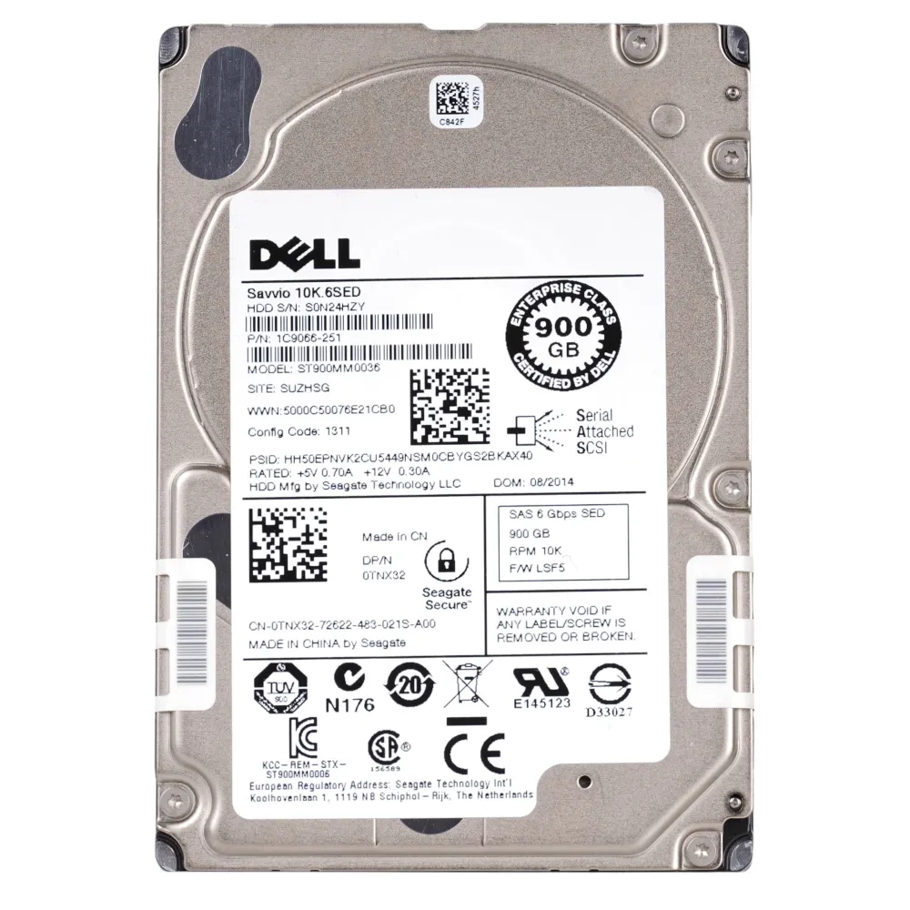 Dell 900 GB 6G SAS 10K 6 Gb/s
