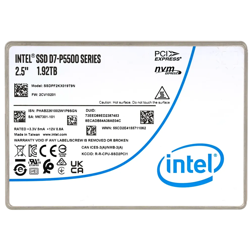 1,6 Tб Intel P5500 SSDPF2KX019T9N1 1.92TB PCIe