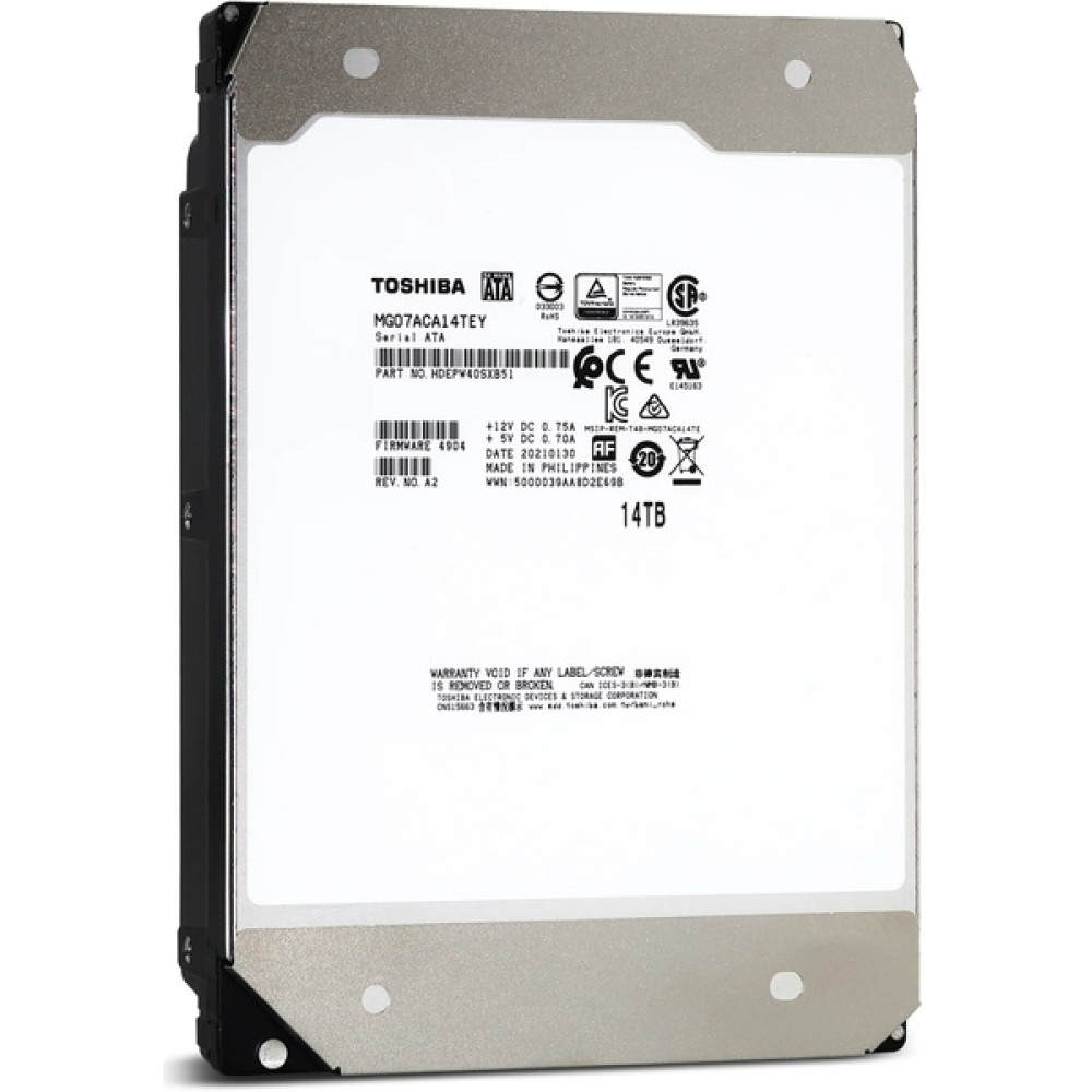14 TB Toshiba MG07ACA14TEY 3.5” 7.2K SATA 6 Gb/s