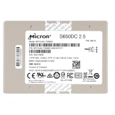 1.6 TB Micron S650DC MTFDJAL1T6MBS Enterprise SAS SSD 12Gb/s