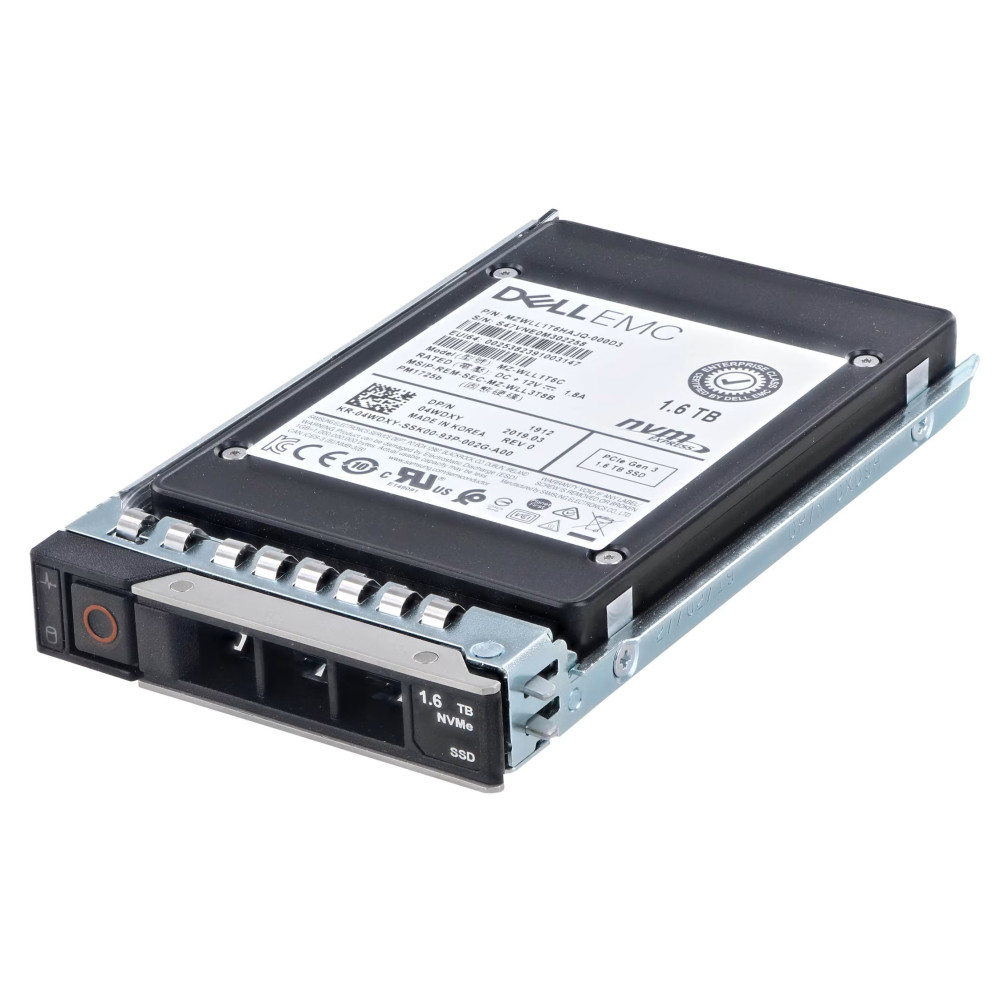 Dell  4WDXY 1.6TB SSD PCIe 3.0 x4 NVMe U.2