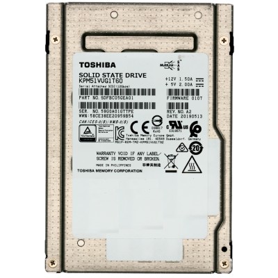 1,6 Tб Kioxia (Toshiba) KPM51VUGT160 Enterprise SAS SSD 12 Гб/с
