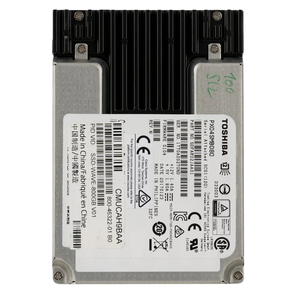 400 GB Toshiba PX05SMB040 Enterprise SAS SSD 12Gb/s 