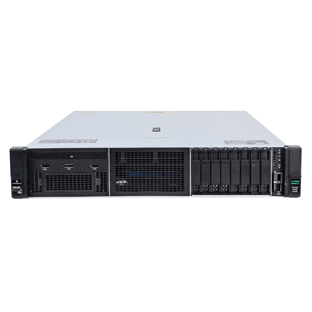 HPe Proliant DL380 Gen10 8x SFF: 2x ntel Xeon Gold 6142 16/32 Nucleie 2.6 GHz, RAM 128 Gb DDR4, 4x1G NIC, 2x 500W